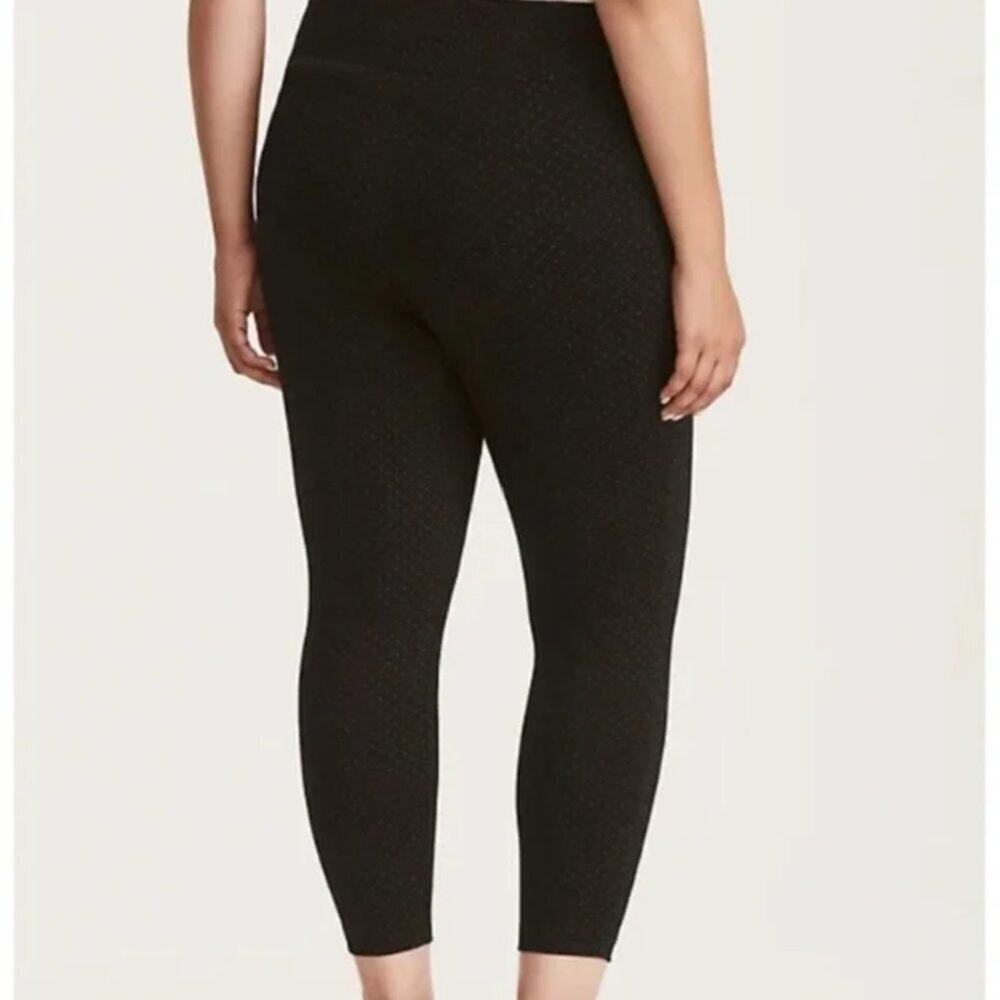 Torrid Black Polka Dot Leggings || sz 1 ||
